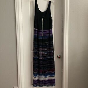 Vince Camuto Color block maxi dress